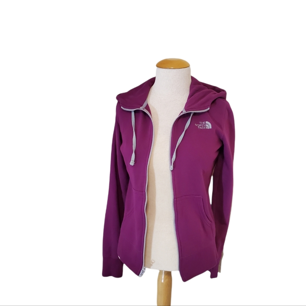 The North Face Hooded Full Front Zip Sweatshirt Jacket